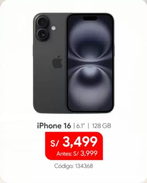 Apple - iPhone 16 | 6.1" | 128 GB