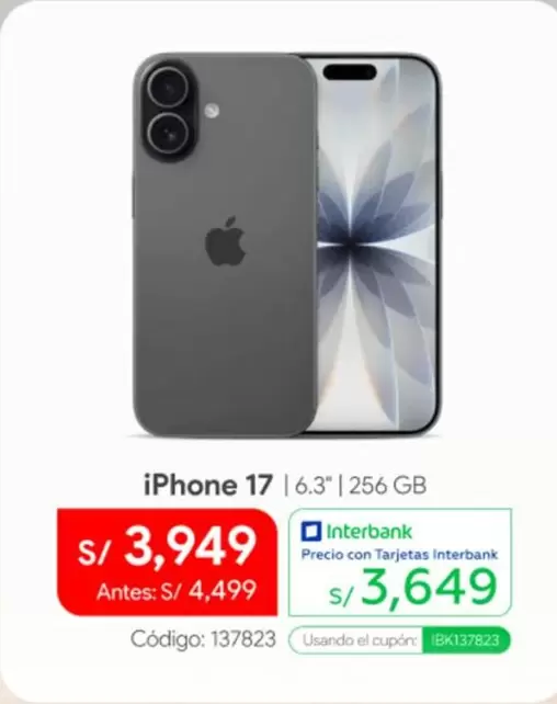 Apple - iPhone 17 | 256 GB