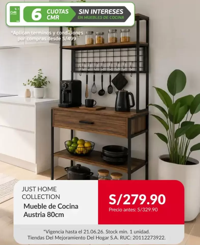 Mueble de Cocina Austria 80cm