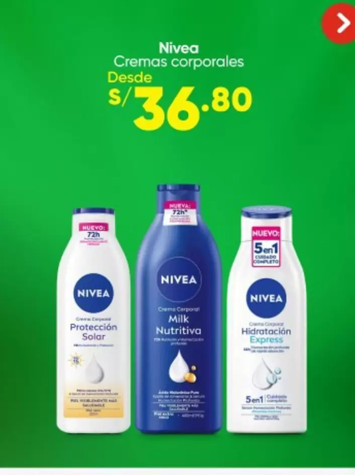 Nivea - Cremas corporales