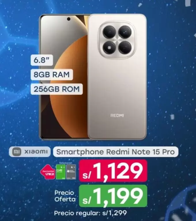 Xiaomi - Smartphone Redmi Note 15 Pro