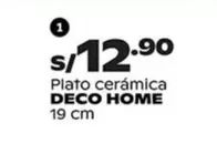Plato cerámica