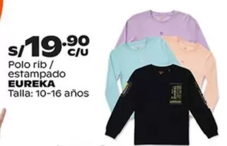 Polo rib / estampado