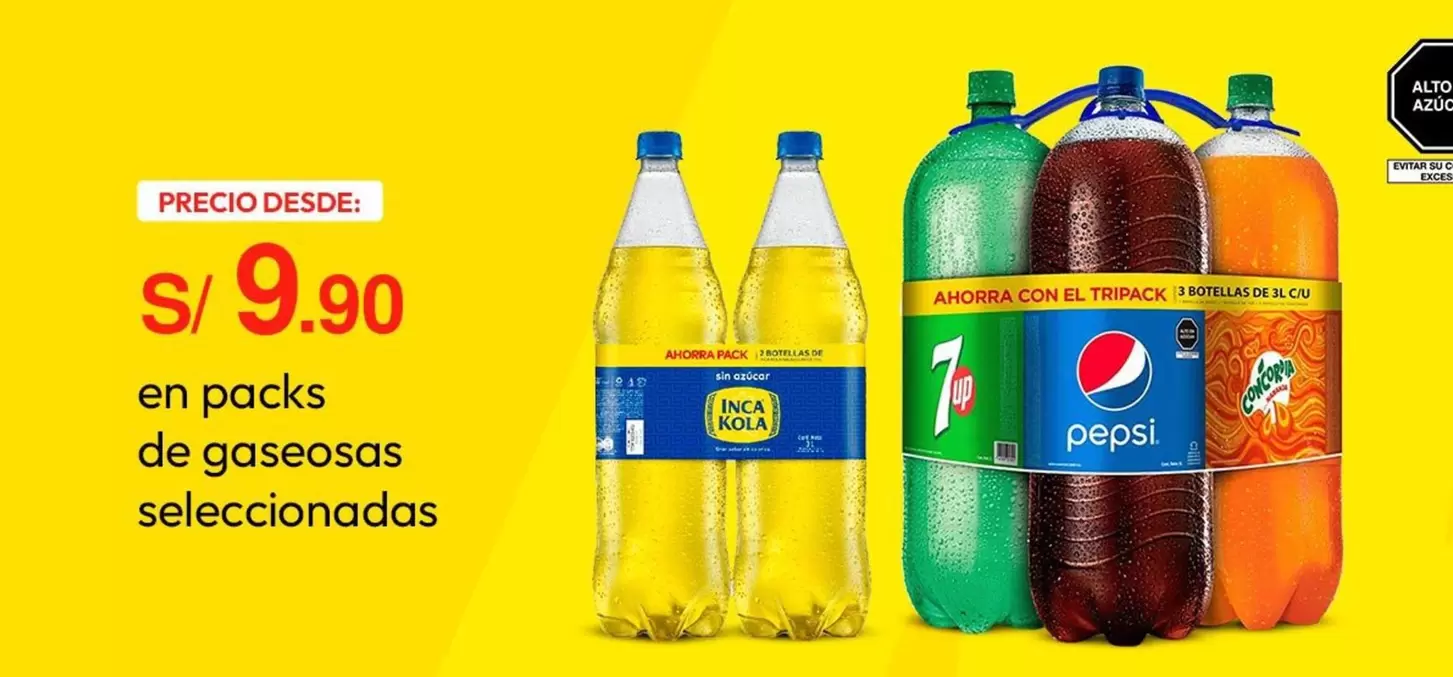 Pepsi - Packs de gaseosas seleccionadas