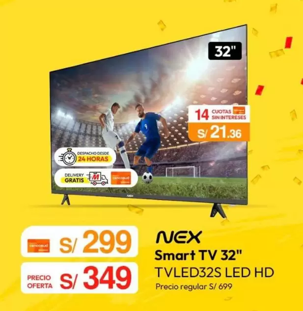 Nex - Smart TV 32" TVLED32S LED HD