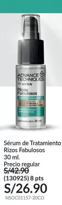 Avon - Sérum de Tratamiento Rizos Fabulosos 30 ml.