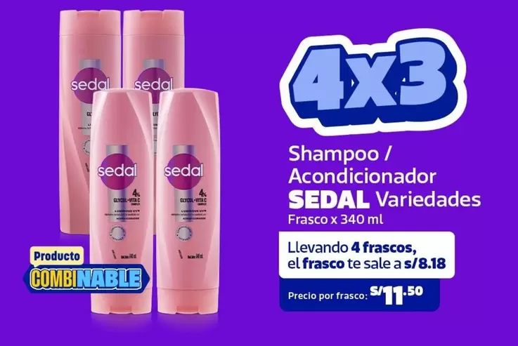 Sedal - Shampoo / Acondicionador