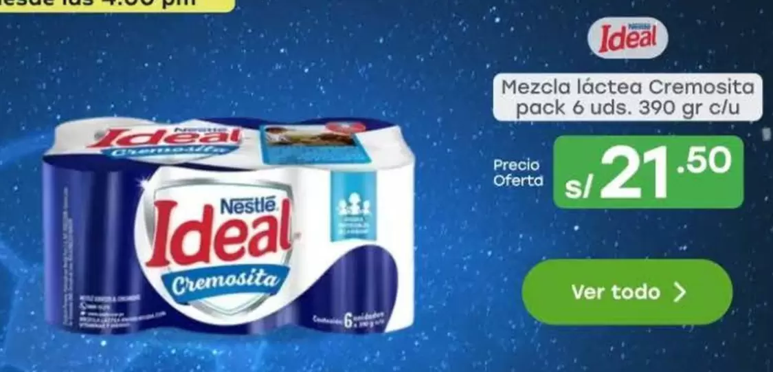 Ideal - Mezcla láctea Cremosita