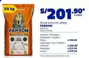 Faraon - Arroz extra nir añejo