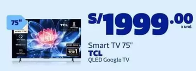 Smart - TV 75" QLED Google TV