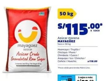Azúcar morena (Granulated Raw Sugar)