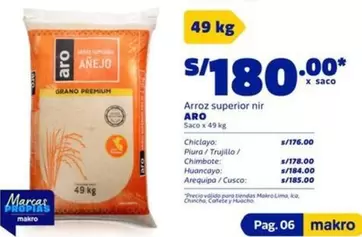 Aro - Arroz superior nir
