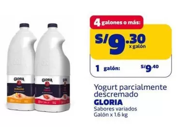 Gloria - Yogurt parcialmente descremado