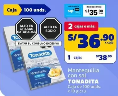 Mantequilla con sal