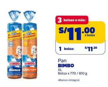 Bimbo - Pan Blanco XL