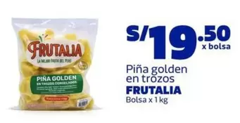 Piña golden en trozos