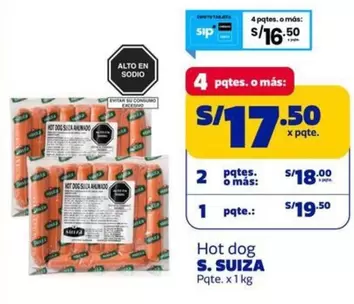 Suiza - Hot dog