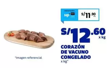 Corazón de Vacuno Congelado