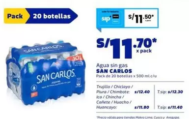 San Carlos - Agua sin gas