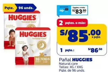 Huggies - Pañal Natural Care