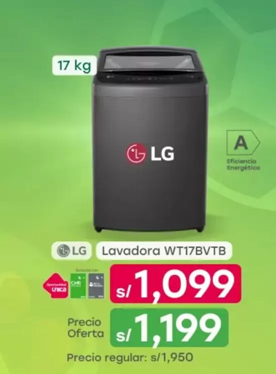 Lg - Lavadora WT17BVB