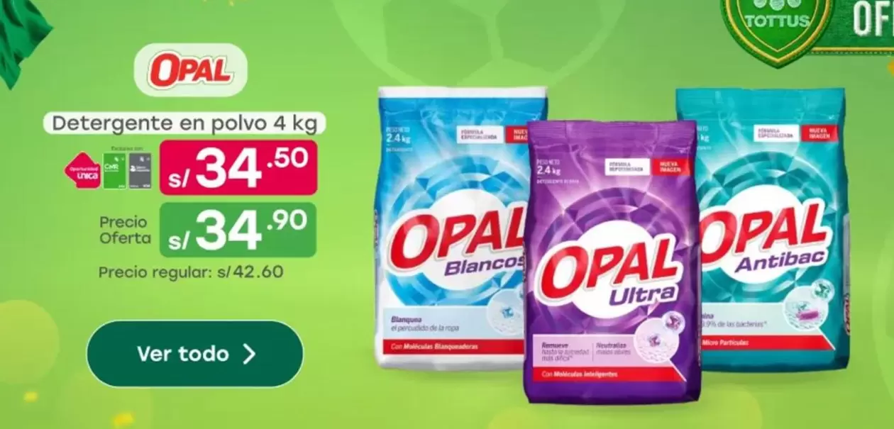 Opal - Detergente en polvo