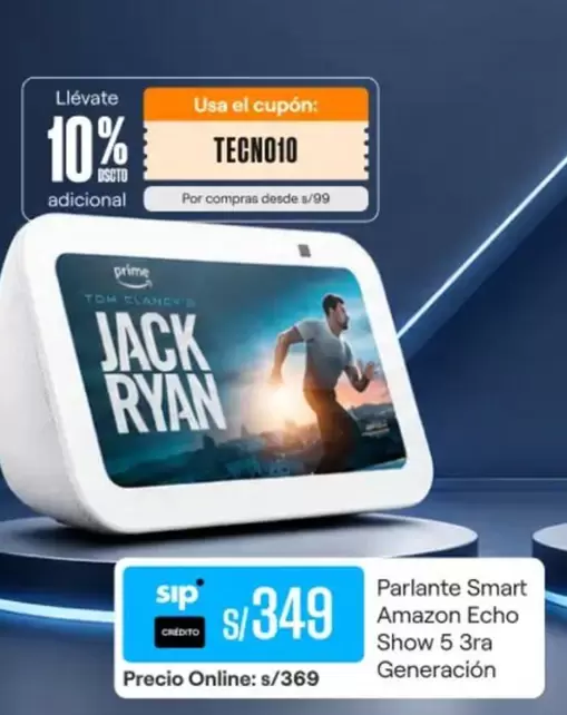 Amazon - Parlante Smart Echo Show 5 3ra Generaci
uevo