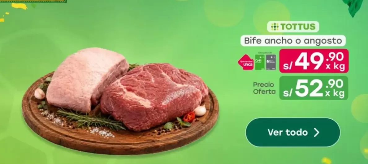 Tottus - Bife ancho o angosto