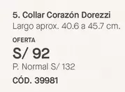 Collar Corazón Dorezzi CÓD. 39981