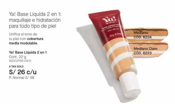 Piel - Base Líquida 2 en 1