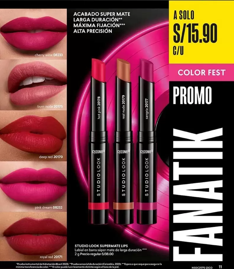 Pink - STUDIO LOOK SUPERMATE MATTE LIPSTICK