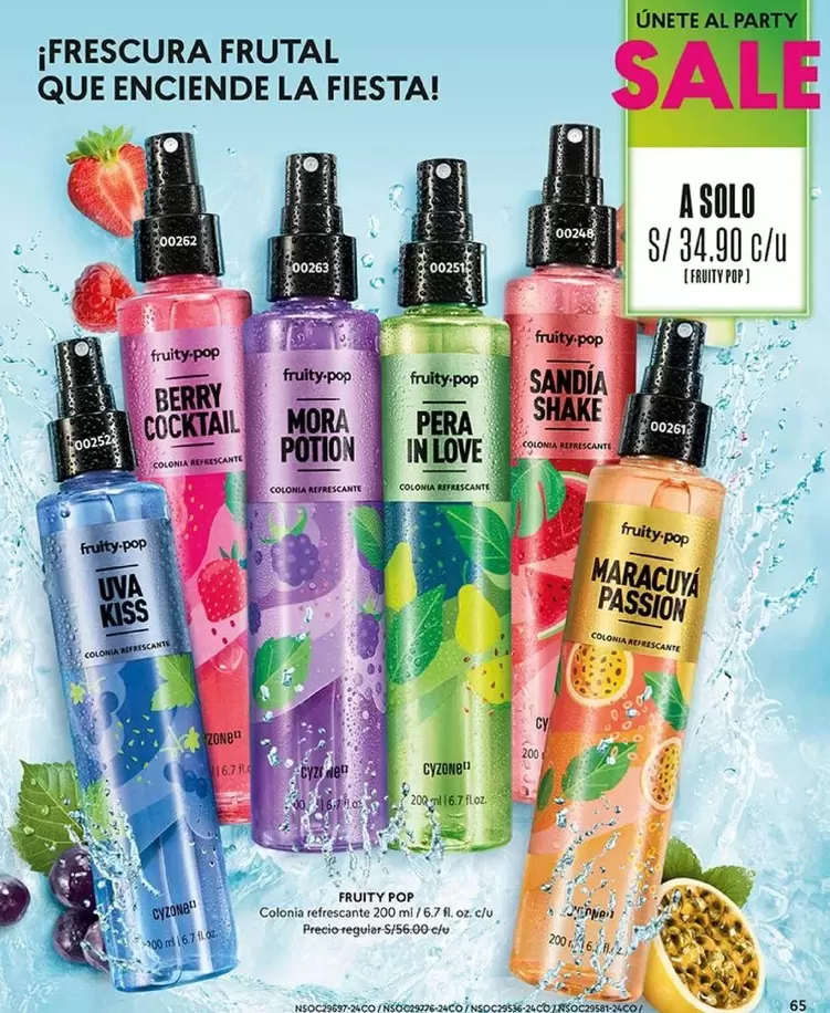 Fiesta - Fruity Pop Body Splash