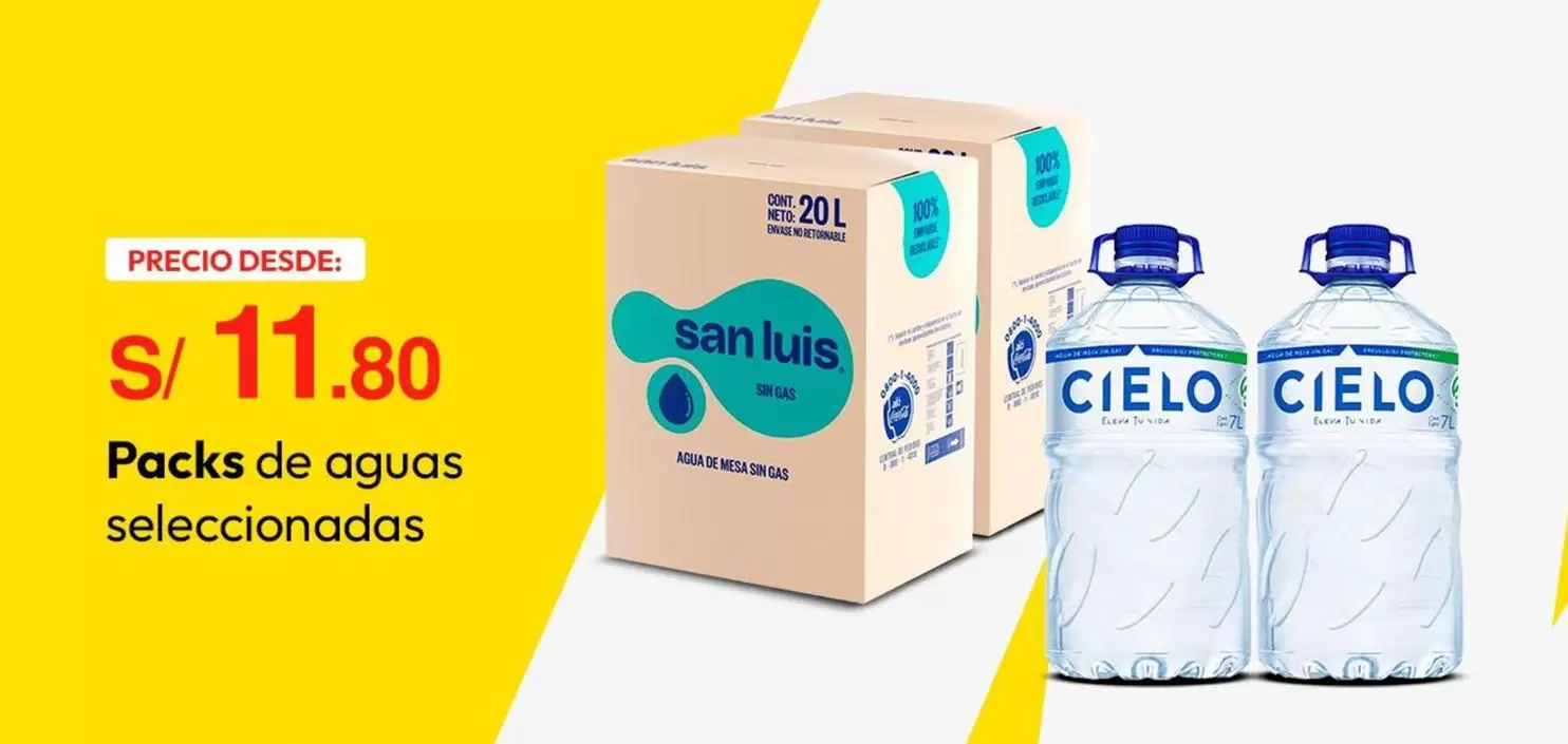 San Luis - Packs de aguas seleccionadas