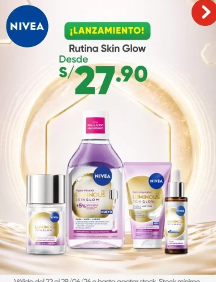 Nivea - Rutina Skin Glow