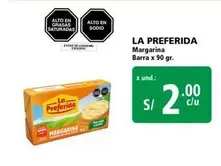 La Preferida - Margarina Barra