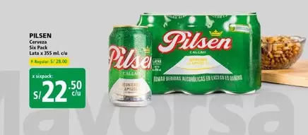 Pilsen - Cerveza Six Pack Lata