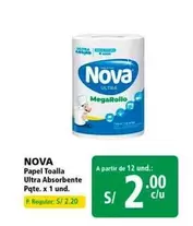 Nova - Papel Toalla Ultra Absorbente