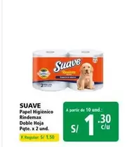 Suave - Papel Higiénico Rindemax Doble Hoja