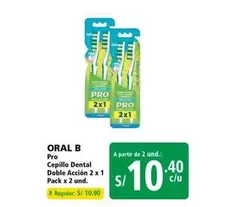 Oral B - Cepillo Dental Doble Acción