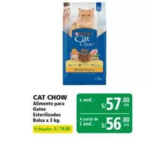 Cat Chow - Alimento para Gatos Esterilizados