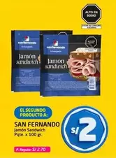 San Fernando - Jamón sandwich