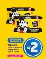 Mickey Mouse - Tuinties Toallitas Húmedas