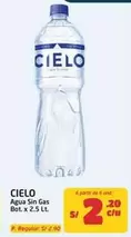 Cielo - Agua Sin Gas Bot.