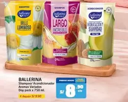 Ballerina - Shampoo/Acondicionador Aromas Variados Doy pack