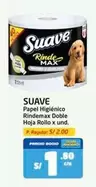 Suave - Papel Higi00enico Rindemax Doble Hoja Rollo