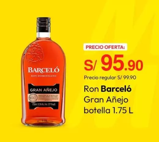 Barceló - Ron Gran Añejo botella 1.75 L