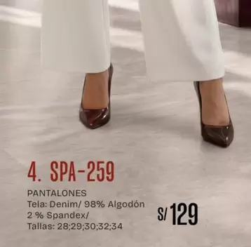 4. SPA-259 PANTALONES