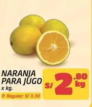 NARANJA PARA JUGO