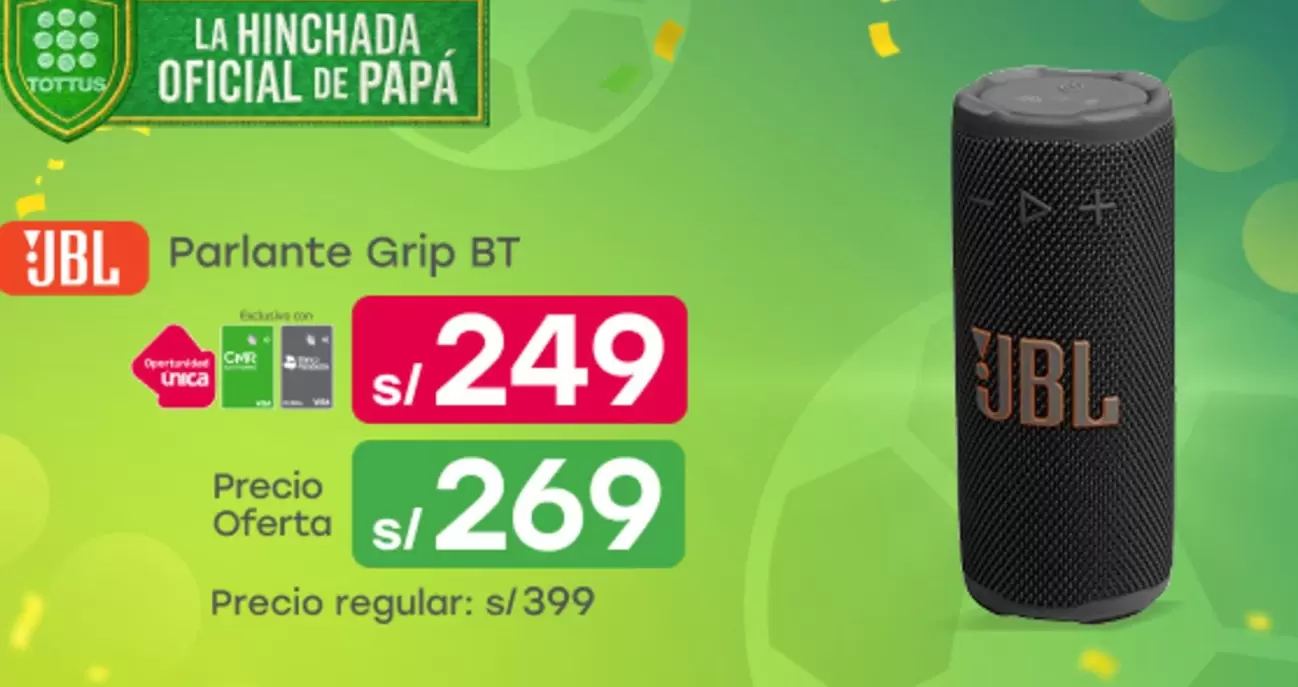 JBL - Parlante Grip BT