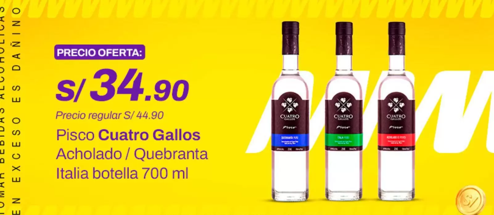 Cuatro Gallos - Pisco